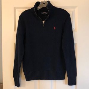 NWT 1/4 zip Ralph Lauren sweater Large (14-16)